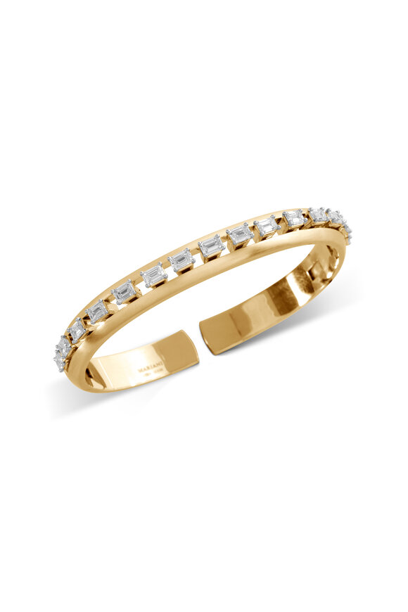 Mariani 18k Yellow Gold Linea Diamond Bracelet