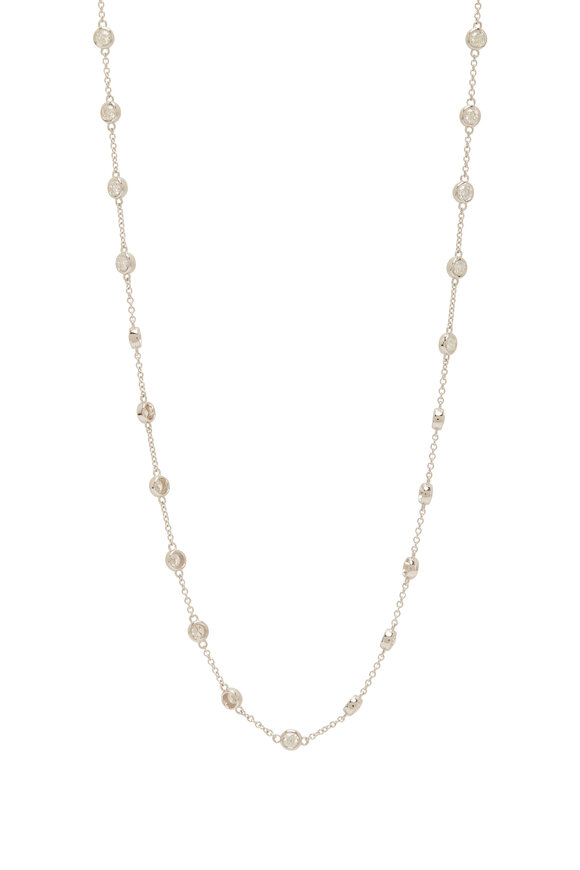 Kwiat - White Gold Diamond String Necklace