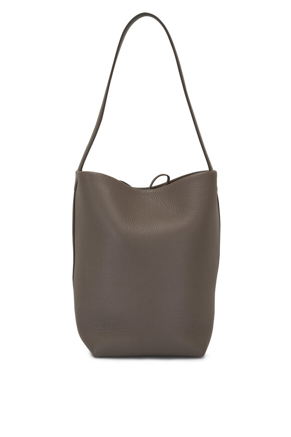 The Row - Medium N/S Park Gray Leather Tote