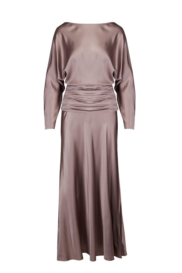 Staud Freda Zinc Silk Gown - view 1