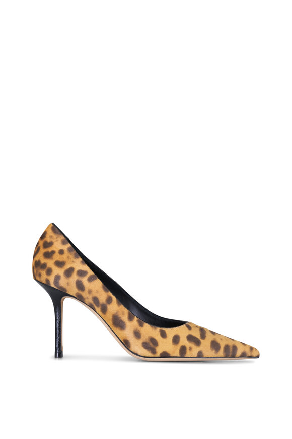 Jimmy Choo Love Animal Print Pony Hair Pump, 85mm - view 3
