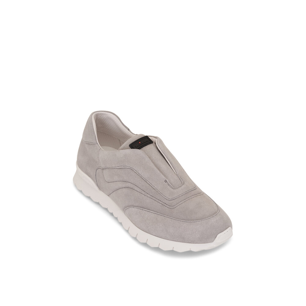 スニーカー Kiton Brown Suede Slip-On Sneakers Kiton - Suede Slip-On Sneakers - Brown Kiton