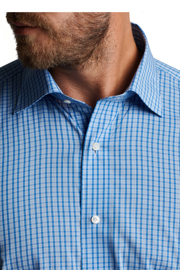 Peter Millar - Nordic Blue Riff Cotton Stretch Sport Shirt