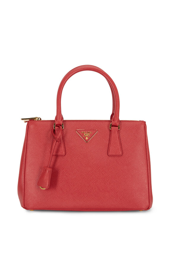 Prada - Red Saffiano Small Tote 