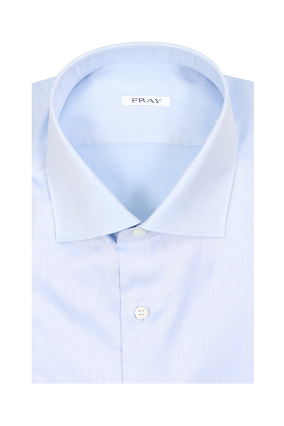 Fray Solid Riva Light Blue Sport Shirt