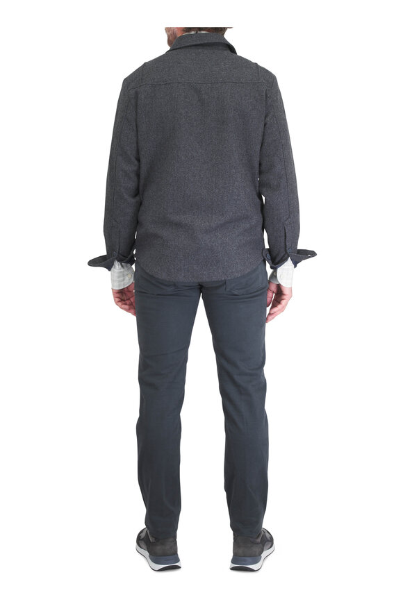 Tintoria Medium Gray Overshirt - view 3