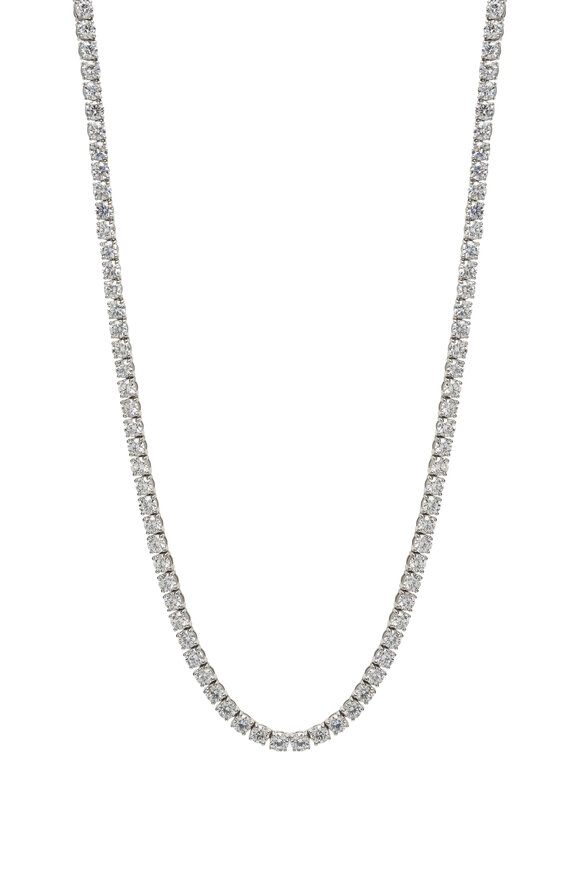 Rahaminov 17.46CT Diamond Rivière Necklace 