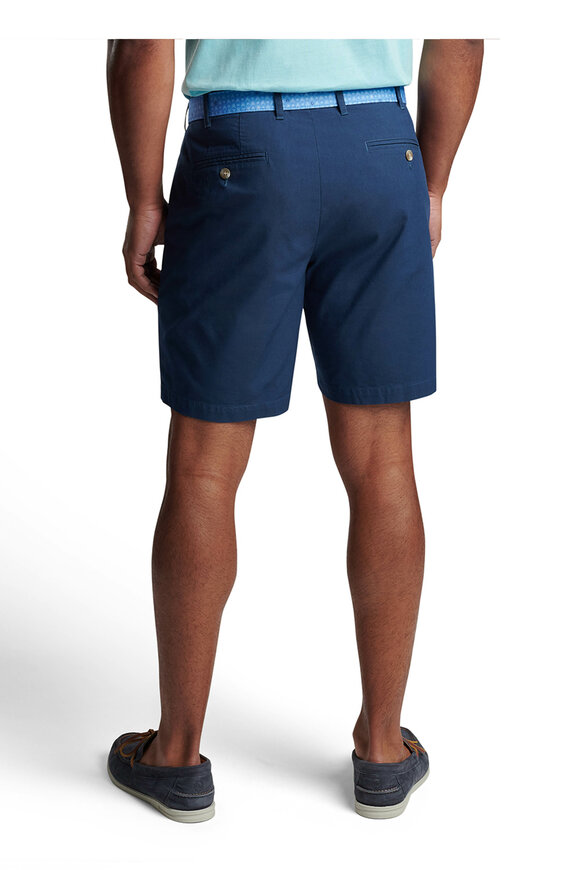 Peter Millar Crown Comfort Washed Navy Shorts - view 3