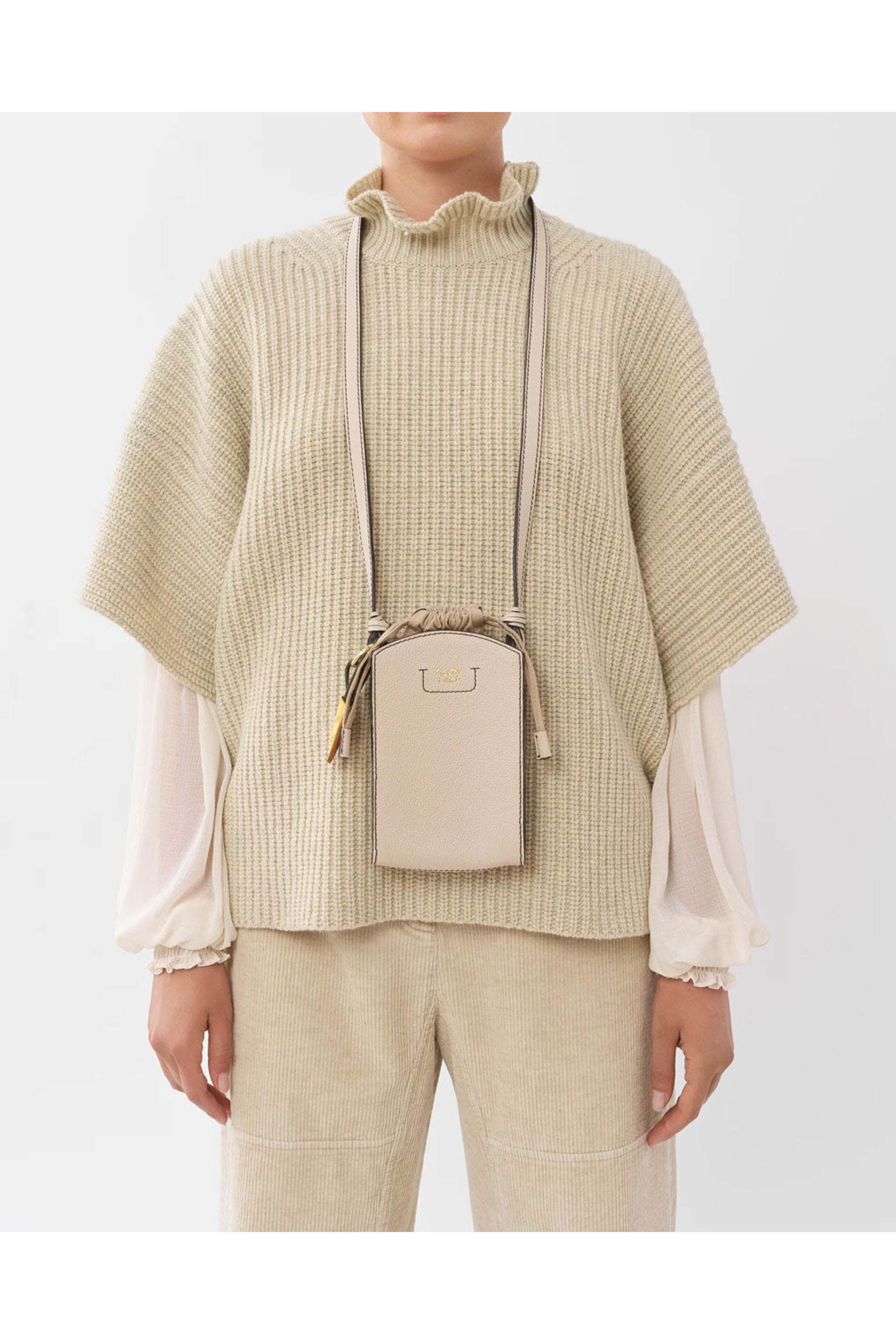 See by Chloé - Cecilya Vertical Pouch in Cement Beige