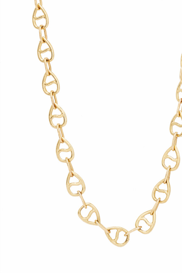 Genevieve Lau 14k Yellow Gold Madrid Pear Link Chain - view 2