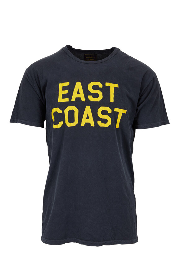 Retro Brand - Black East Coast Graphic T-Shirt