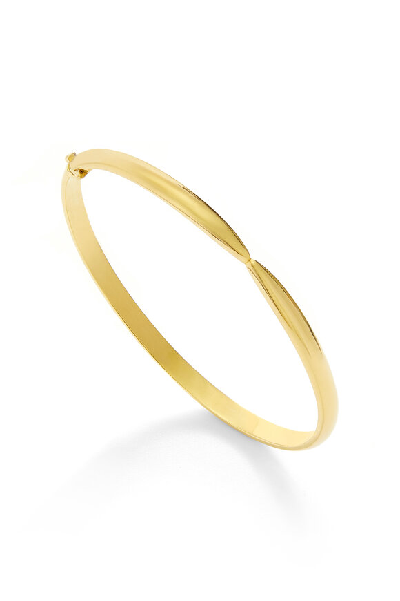 Sydney Evan - Large Yellow Gold Pavé Diamond Link Bracelet