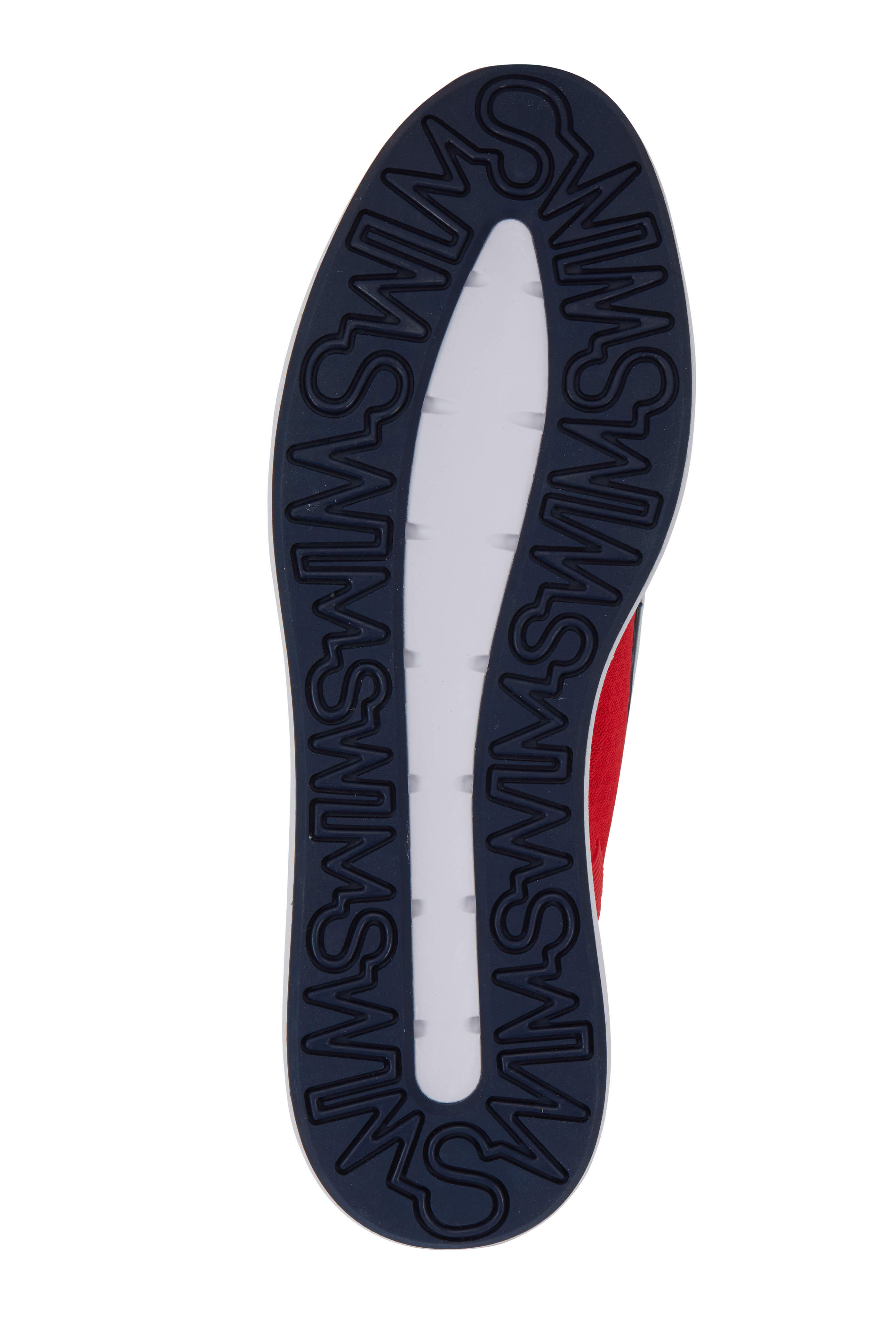 Swims - Breeze Red Alert & Navy Mesh Boat Shoe