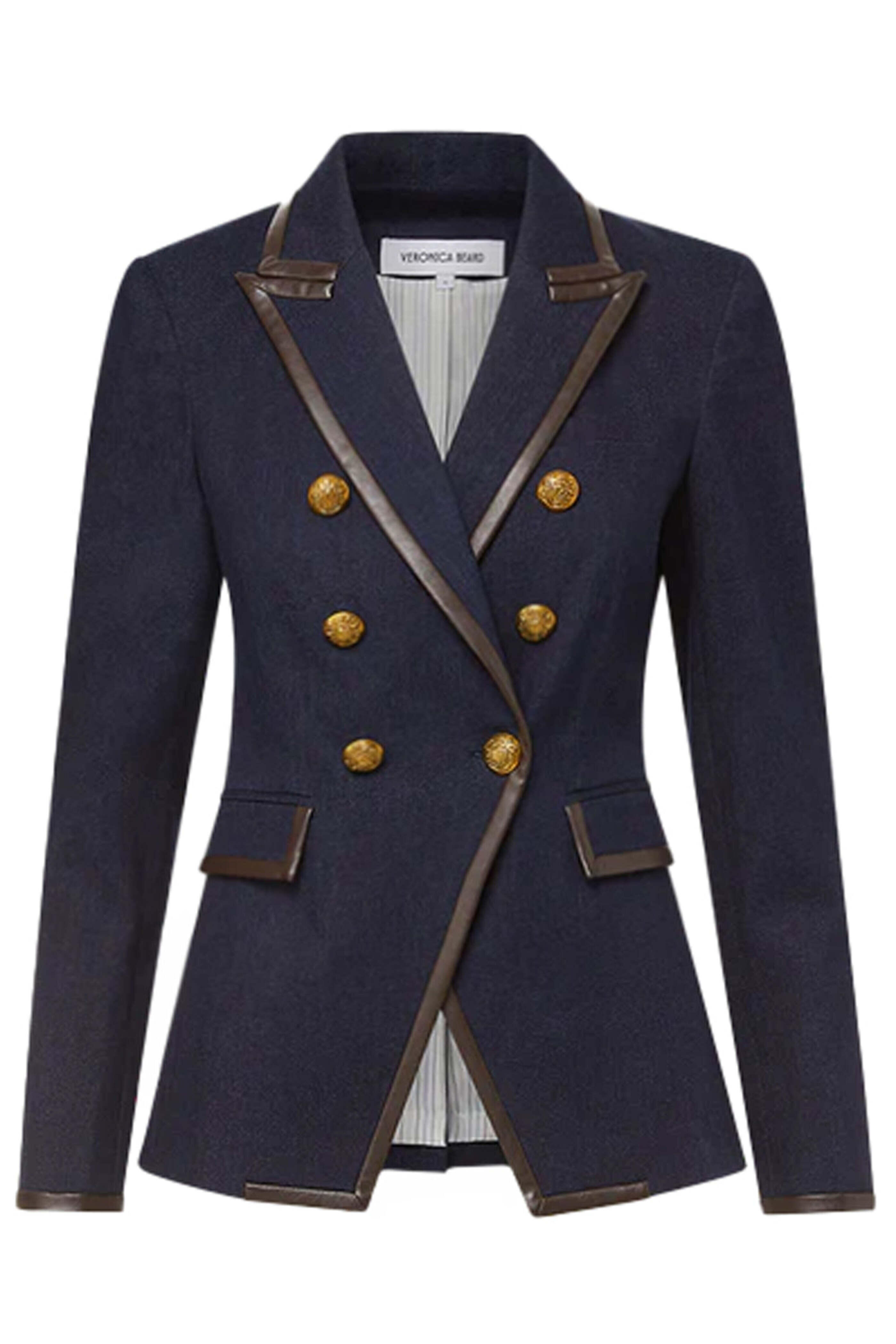 Veronica Beard - Miller Denim Dickey Jacket in Midnight Wash