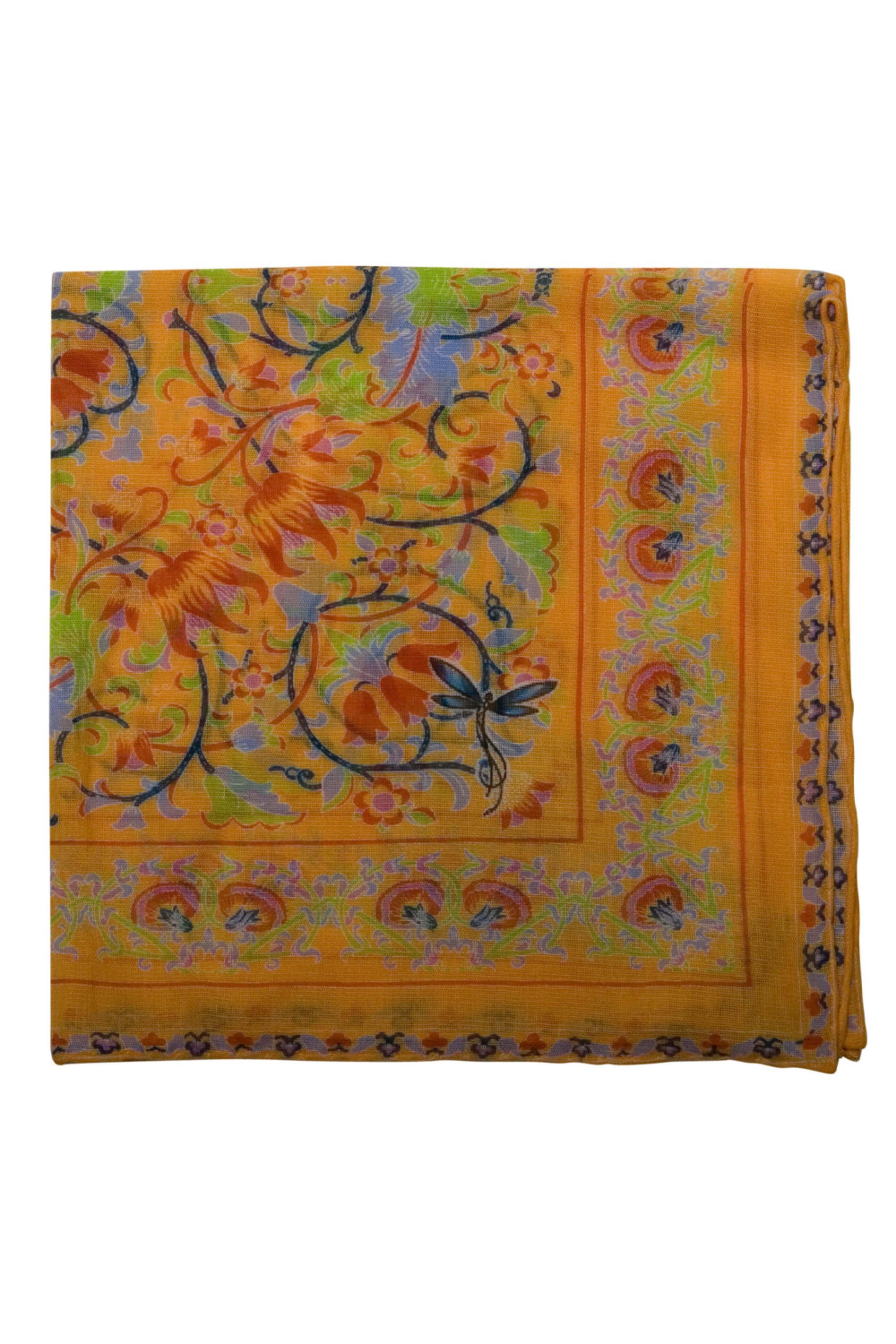 S.t.e.p. Usa - Peach Lotus Pocket Square