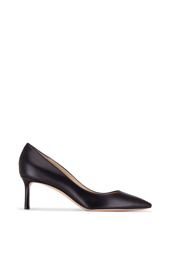 Jimmy Choo - Romy Black Kid Leather Pump, 60mm