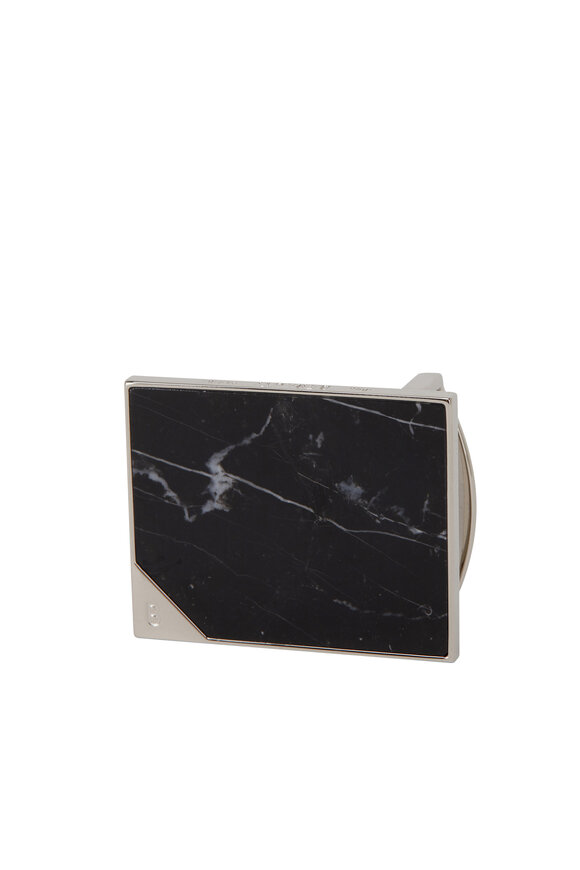 Berluti - Corner Nero Marble Belt Buckle