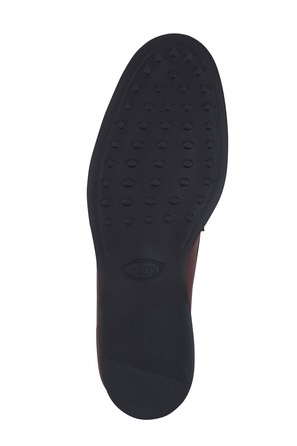 Tod's Mocassino Brown Leather Loafer - view 5