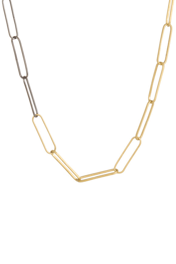 Kate Maller - Black + Gold Luxe 17" Chain