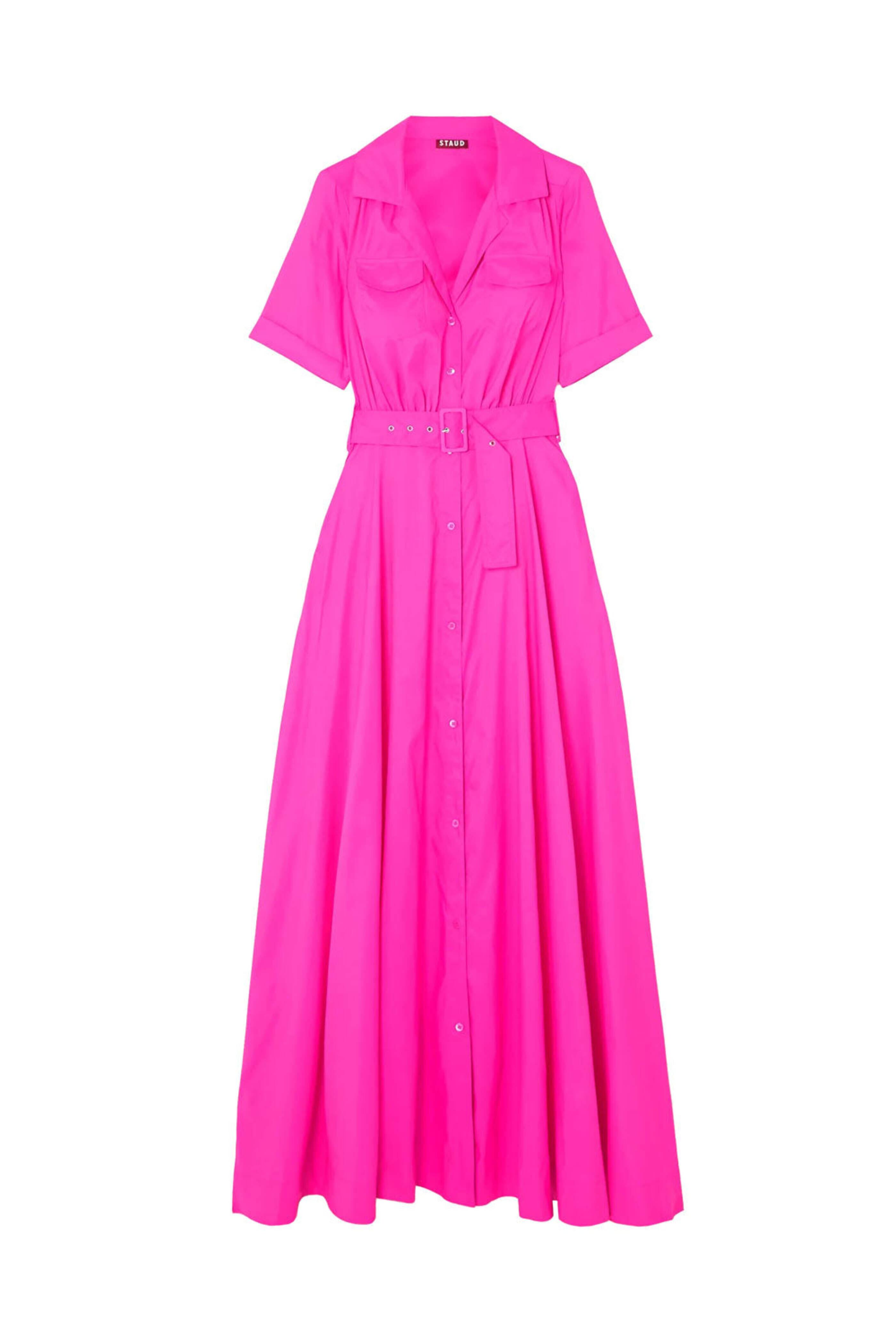 Staud - Bougainvillea Tiered Millie Maxi Dress