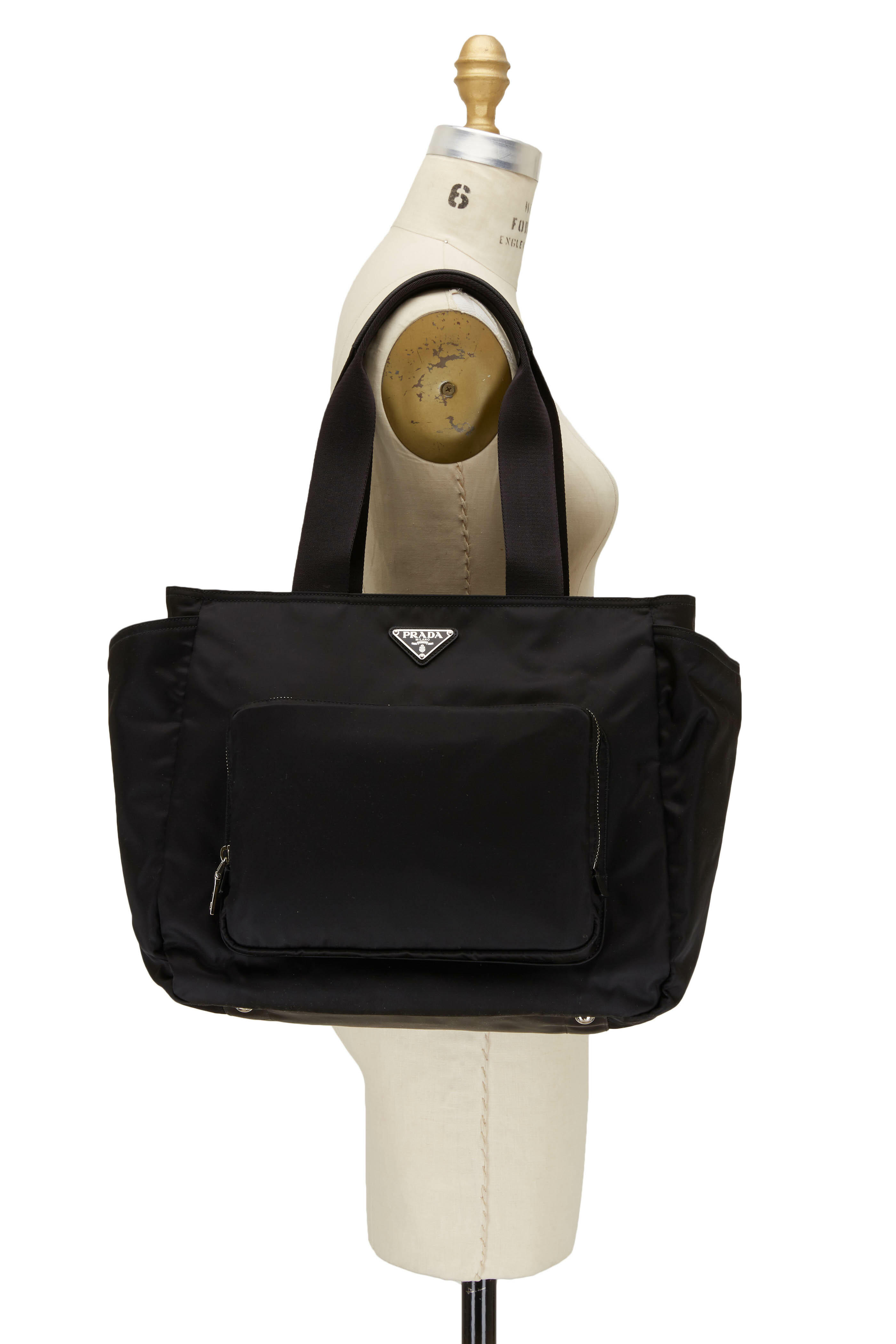 Prada - Black Nylon Baby Bag | Mitchell Stores