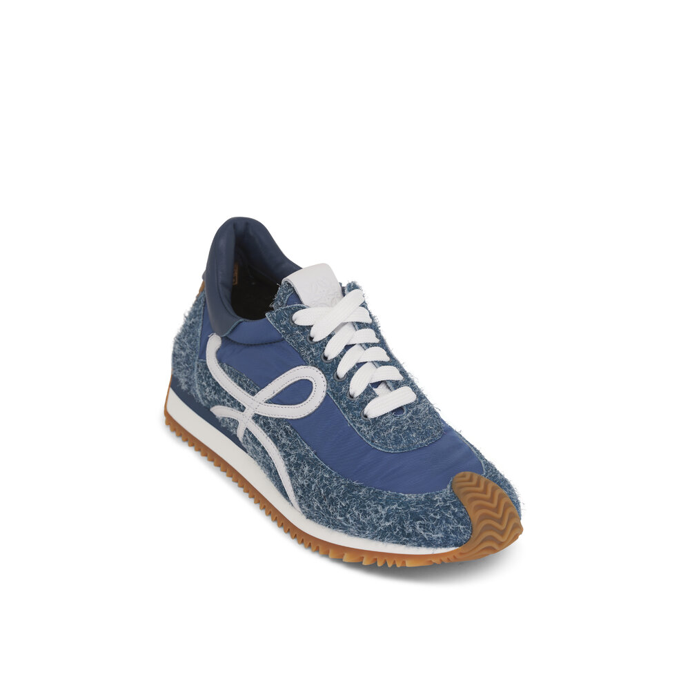 LOEWE〔FLOW RUNNER スニーカー〕 Loewe - Flow Runner Raw Denim Sneaker | Mitchell Stores