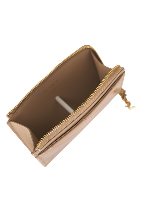 Saint Laurent Cassandre Bijou Zip Card Case - view 4