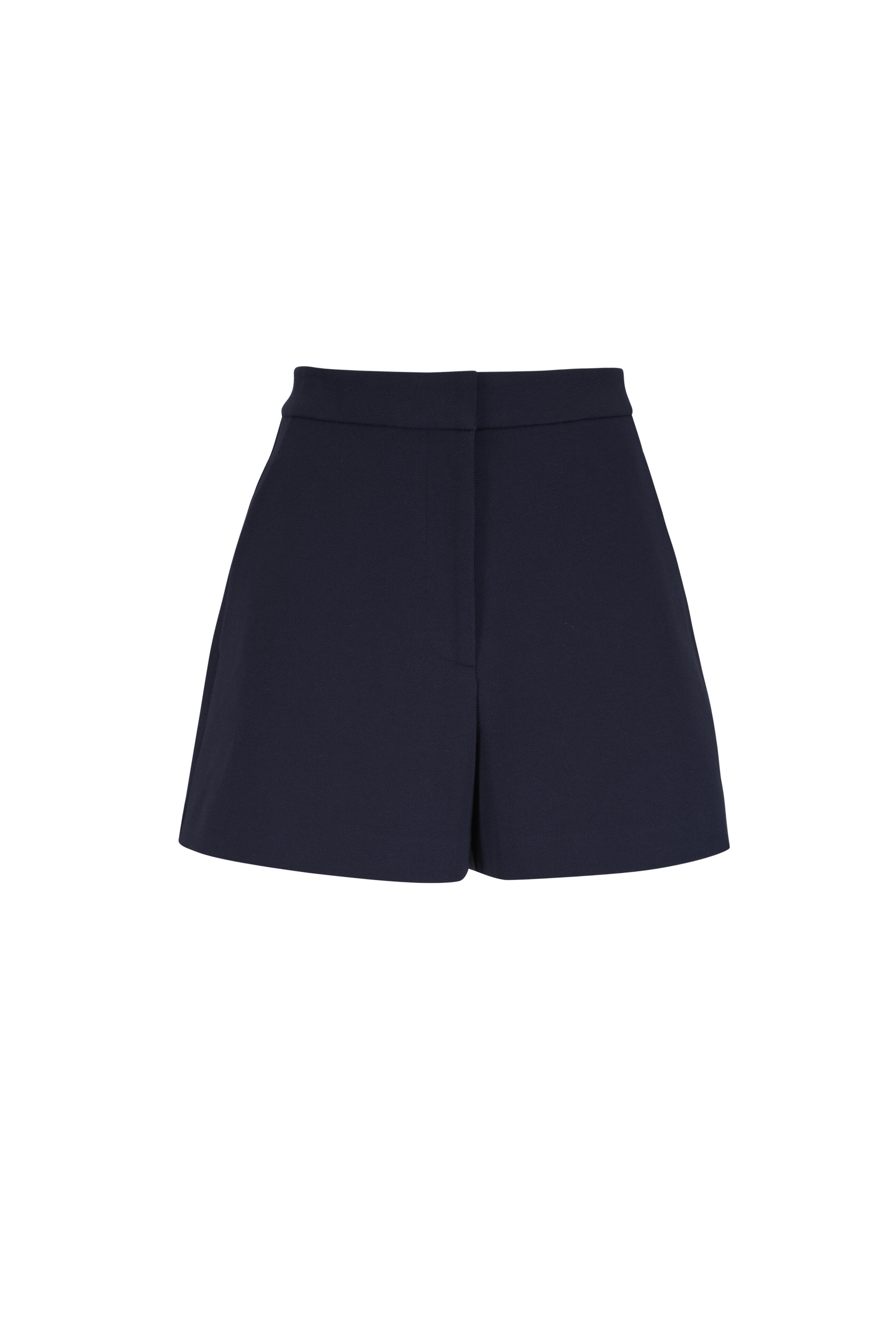 Lafayette 148 New York - Laurel Ink Cotton Pique Jersey Wide Leg Shorts - view 1