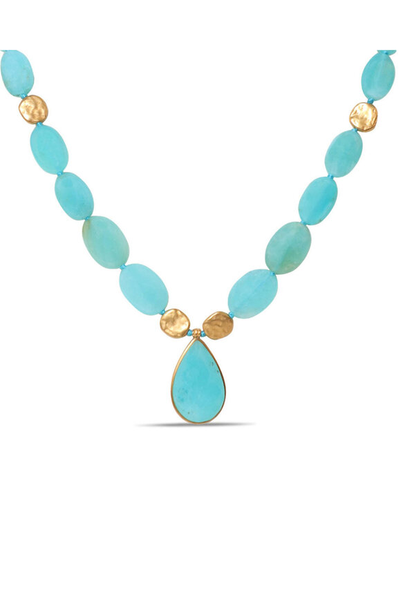 Darlene De Sedle Peruvian Opal Beaded Necklace