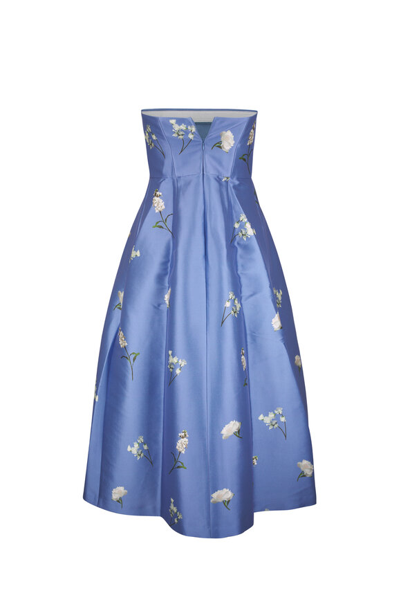 Sachin Babi Shay Twilight Roses Strapless Dress - view 6