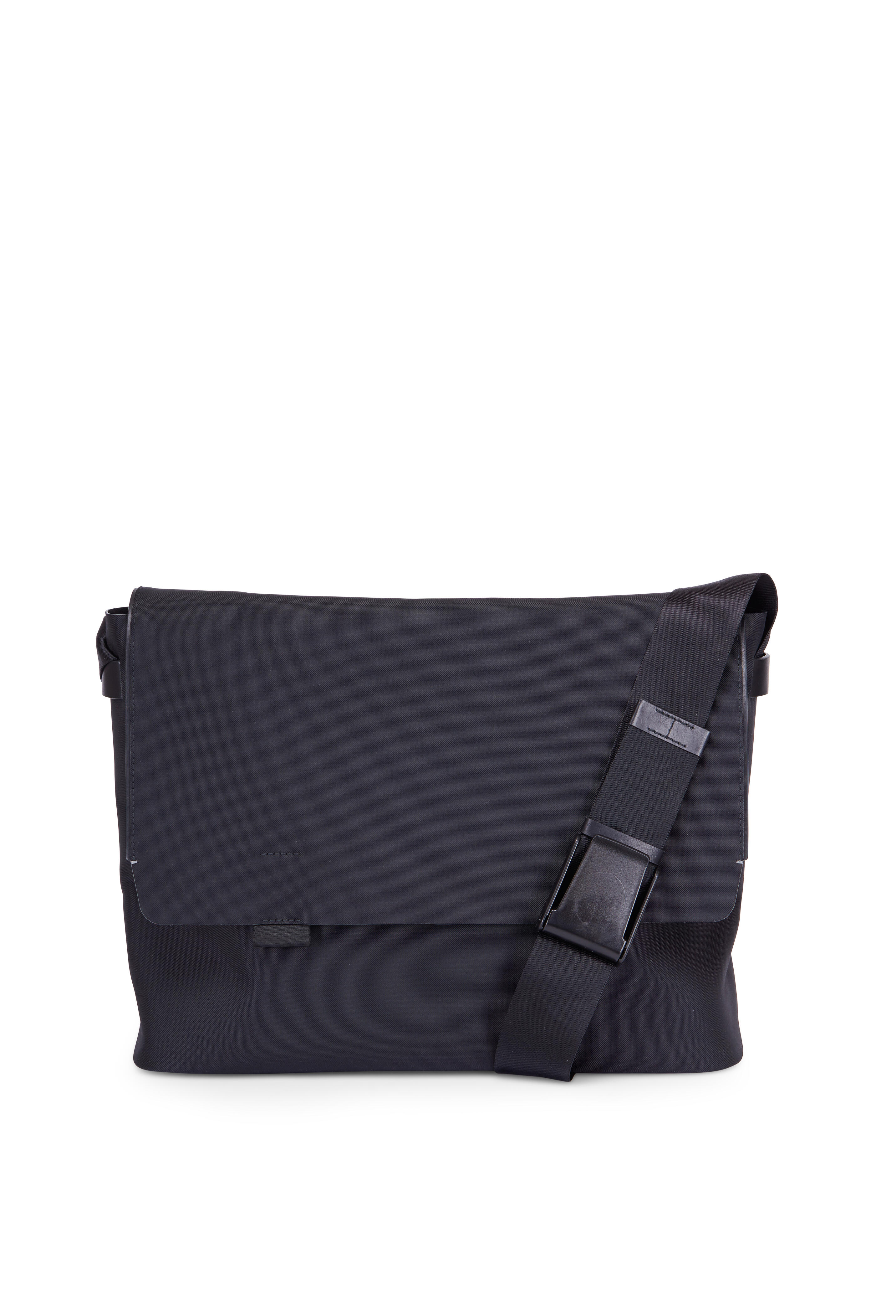 Troubadour - Black Nylon Messenger Bag | Mitchell Stores