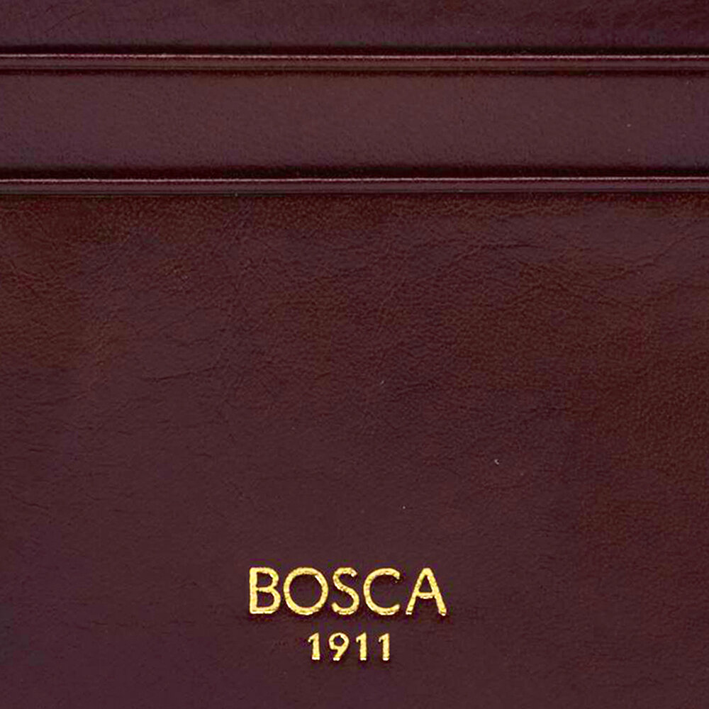 Bosca - Dark Brown Leather Weekend Wallet | Mitchell Stores