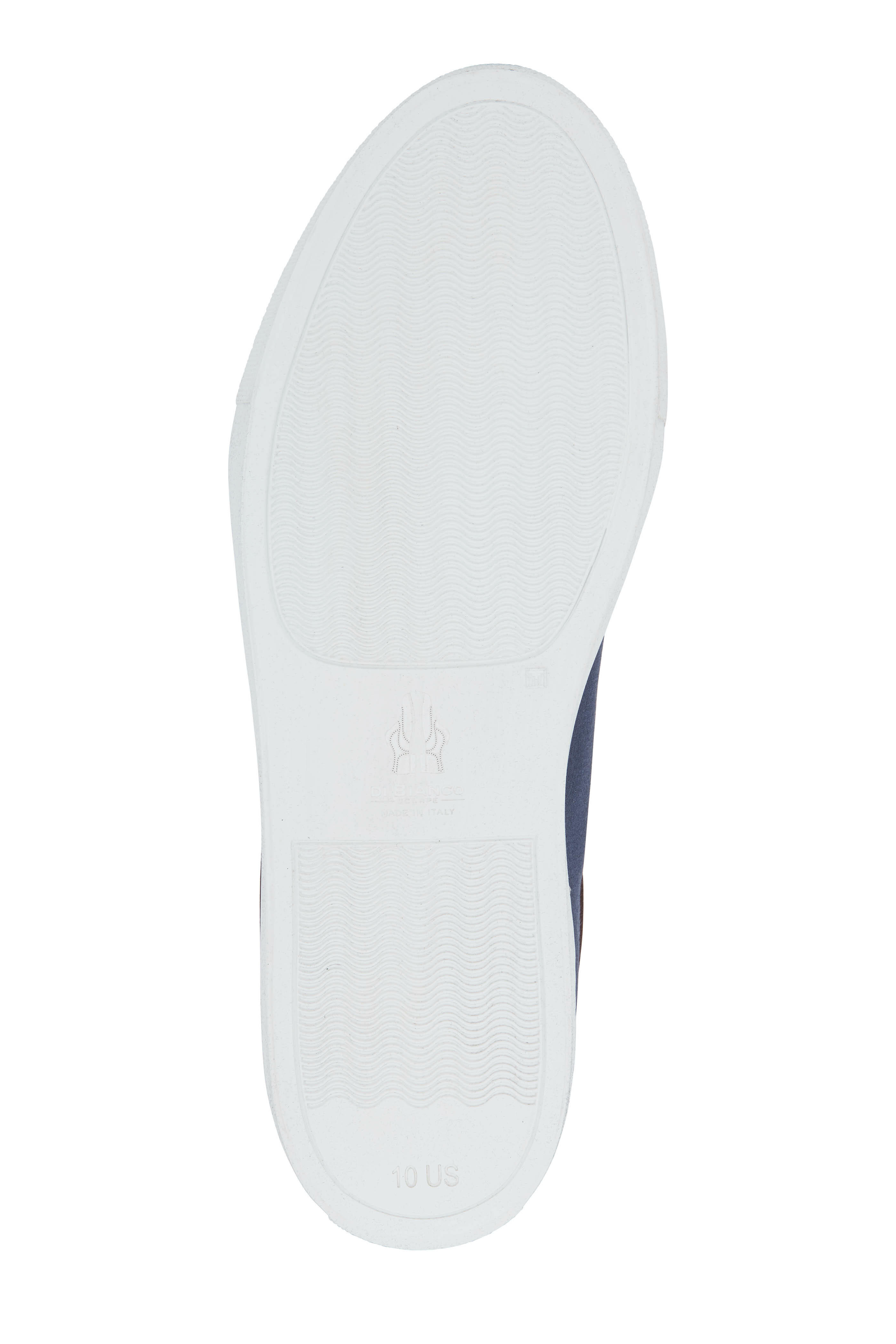 Di Bianco - Melograno & Azul Gabardine & Leather Sneaker