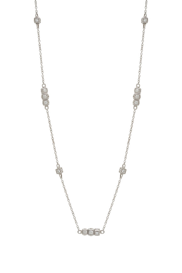 Miseno White Diamond Faro Necklace