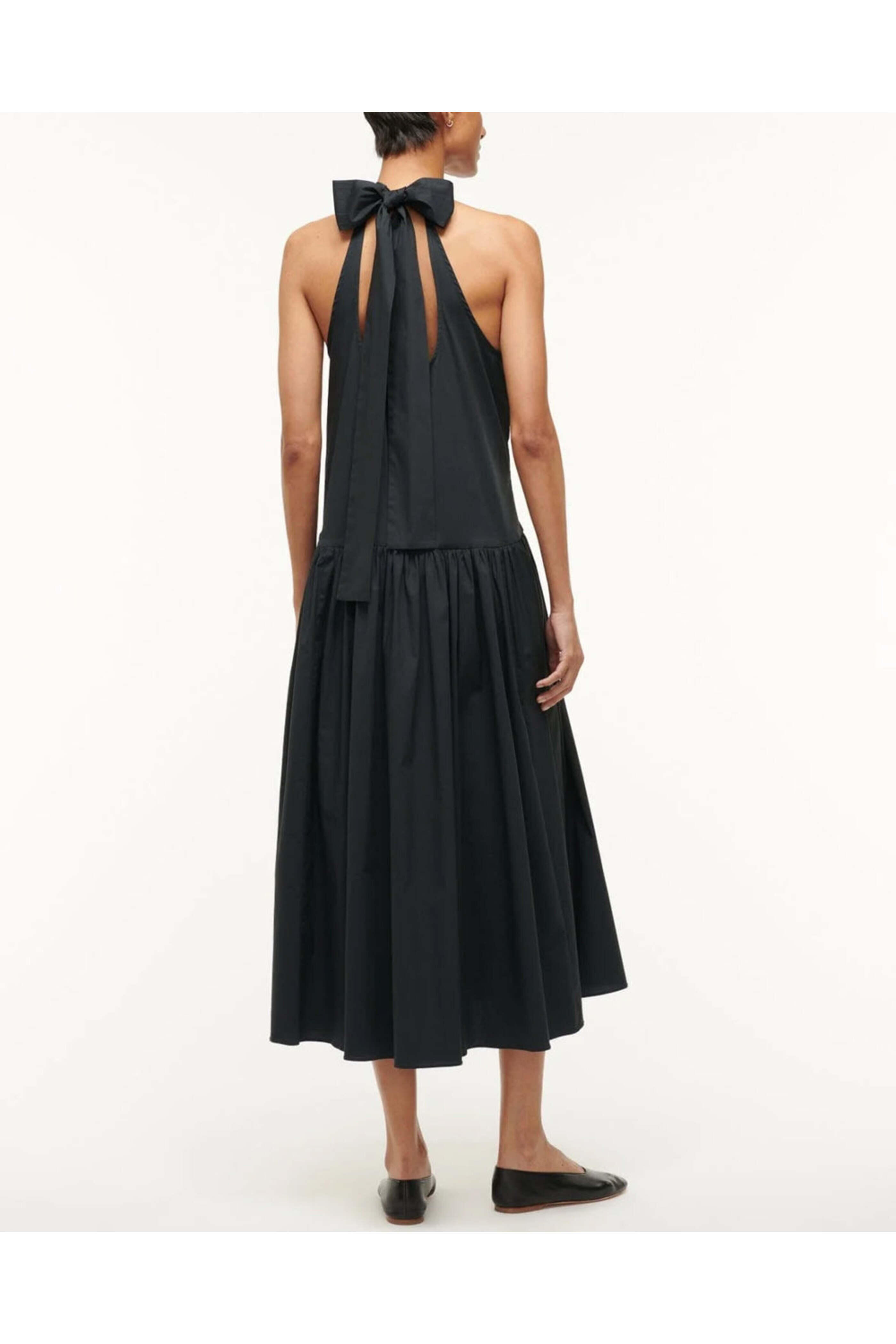 Staud - Black Marlowe Midi Dress