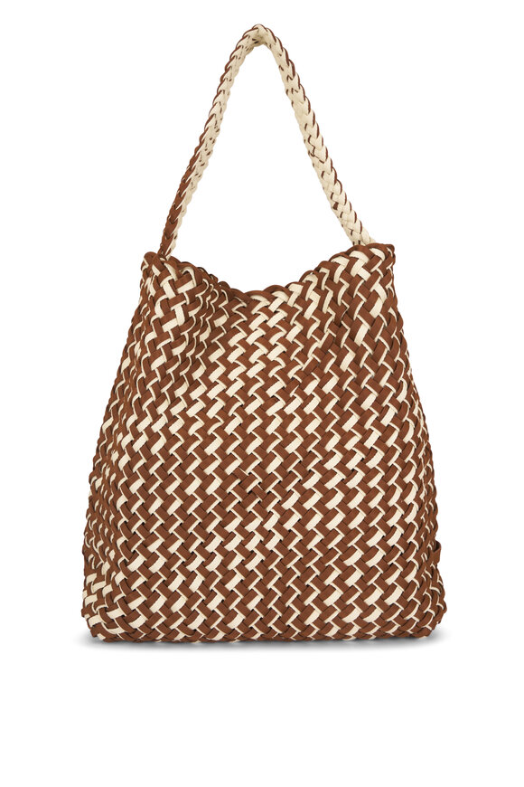 Naghedi Medium Nomad Carmel Double Weave Hobo - view 1