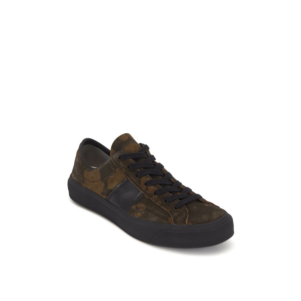 スニーカー Tom Ford Sneakers Men Suede Green/Ultra Marine Green Tom Ford Sneakers Men Suede Green/Ultra Marine Green | B