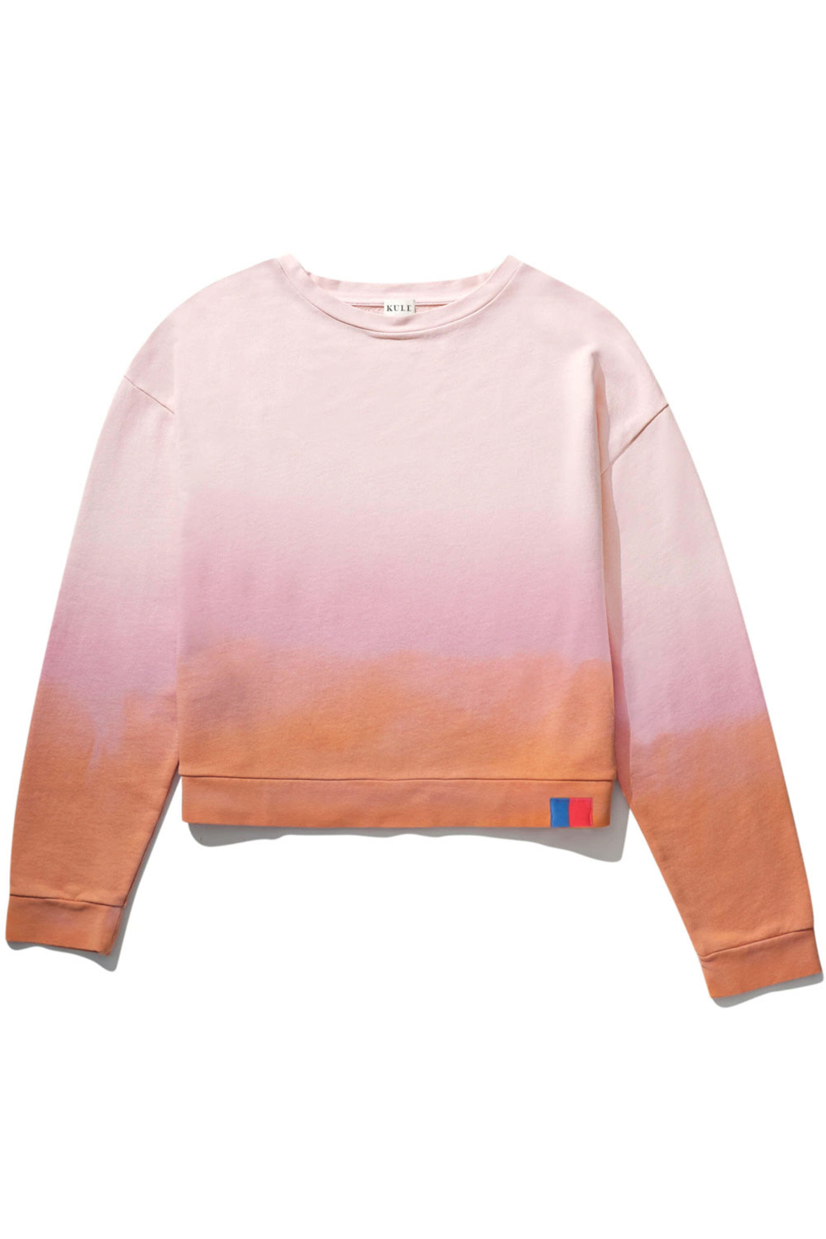Kule - The Summer Pullover in Pink Ombre Dip Dye
