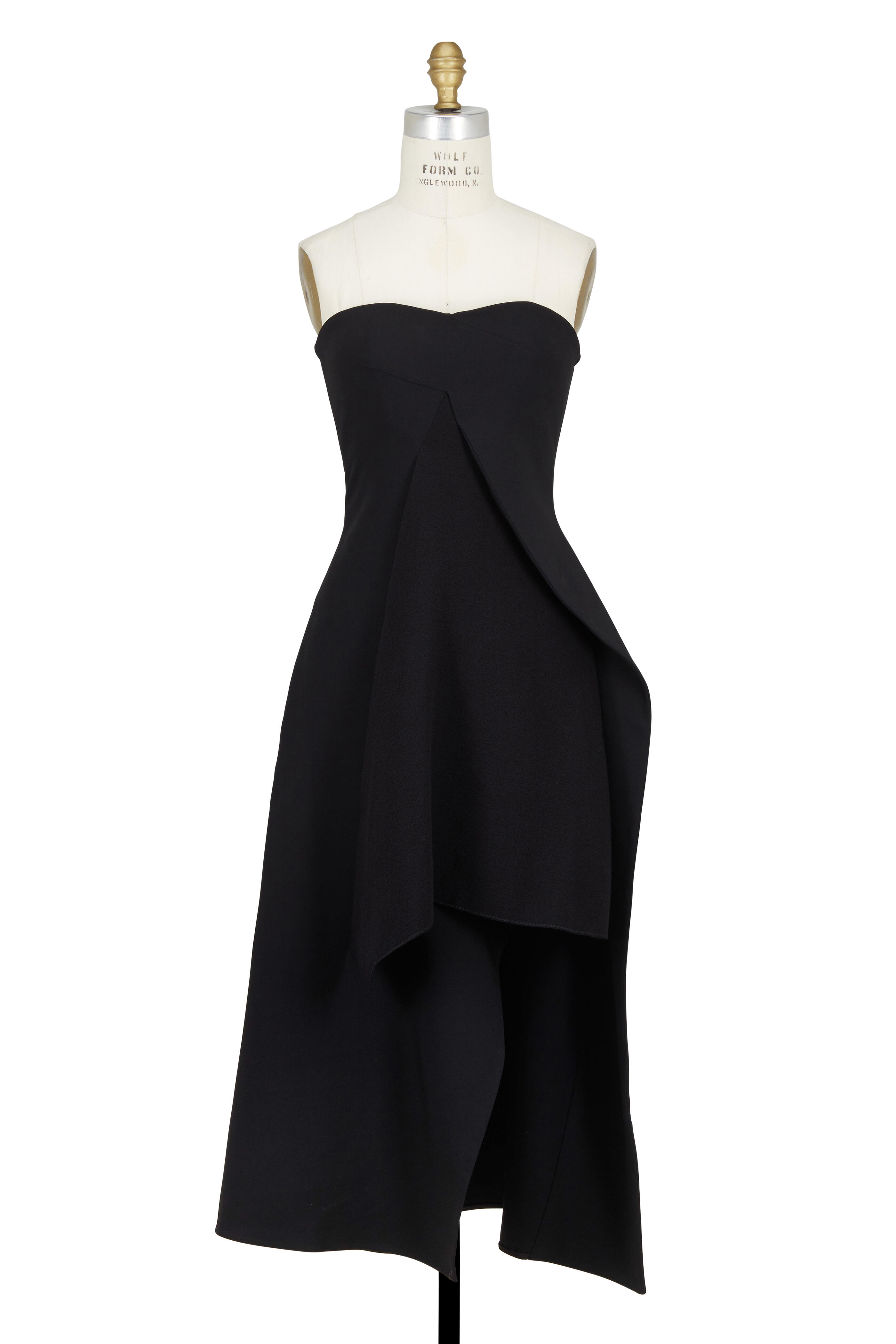 Stella McCartney - Malia Black Stretch Wool Strapless Dress