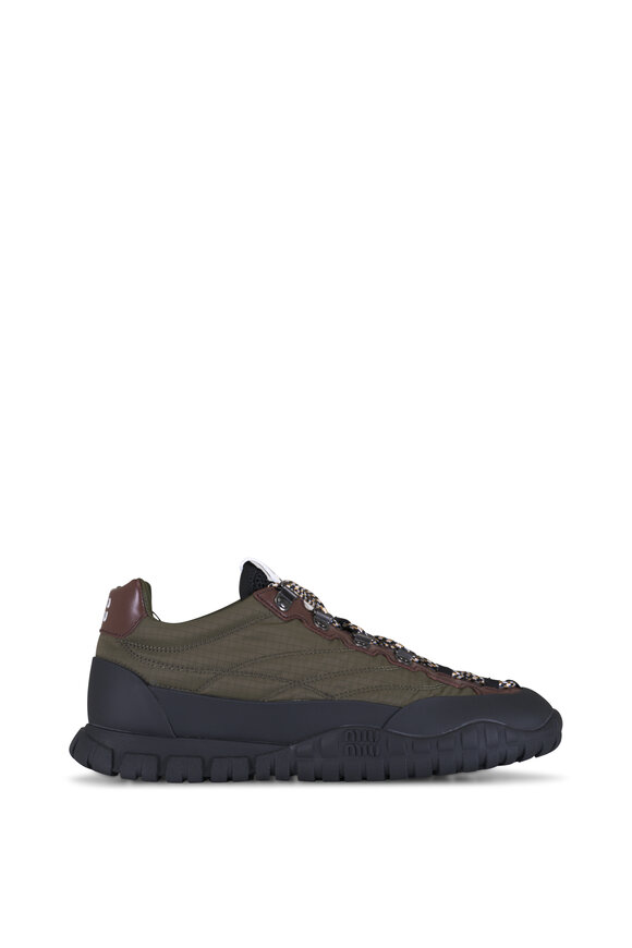Miu Miu Tyre Forest Green Sneaker - view 3