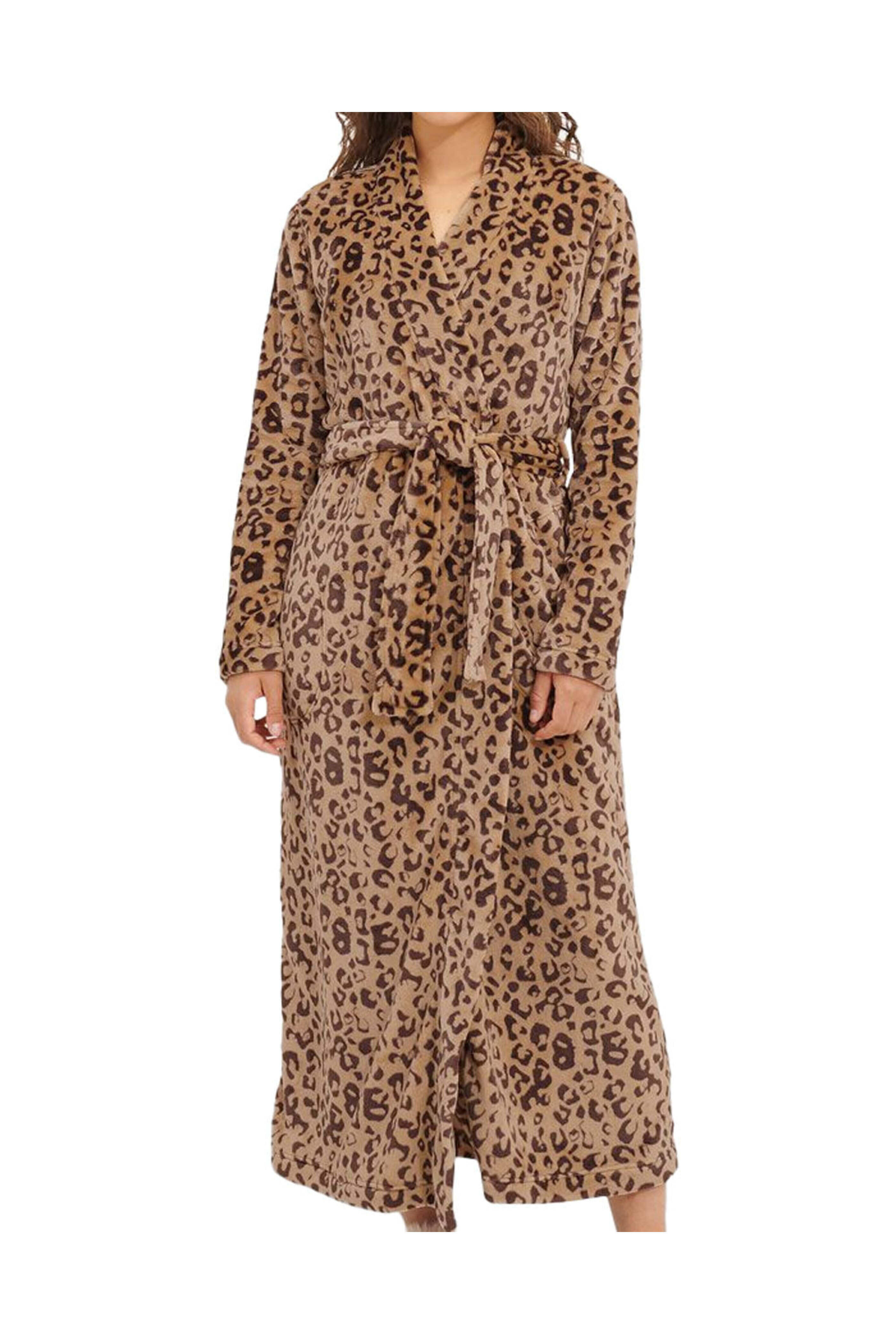 Ugg Duffield Robe Leopard Ugg - Marlow Robe in Live Oak Leopard | Mitchell Stores