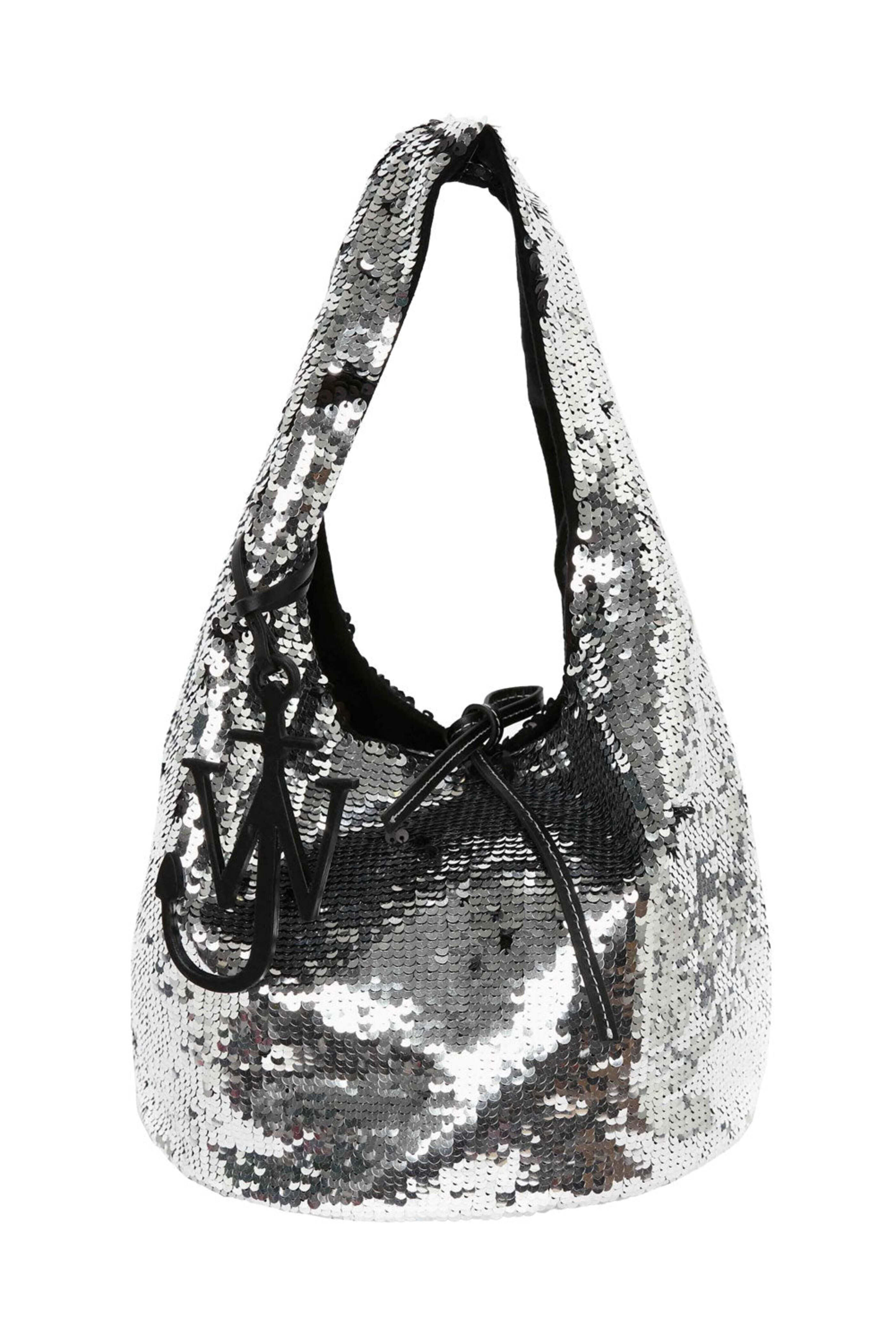 トートバッグ JW ANDERSON Women Shoulder Bags HB0597 FA0284910 Silver JW Anderson Women's Mini Sequin Shopper Bag in Silver JW