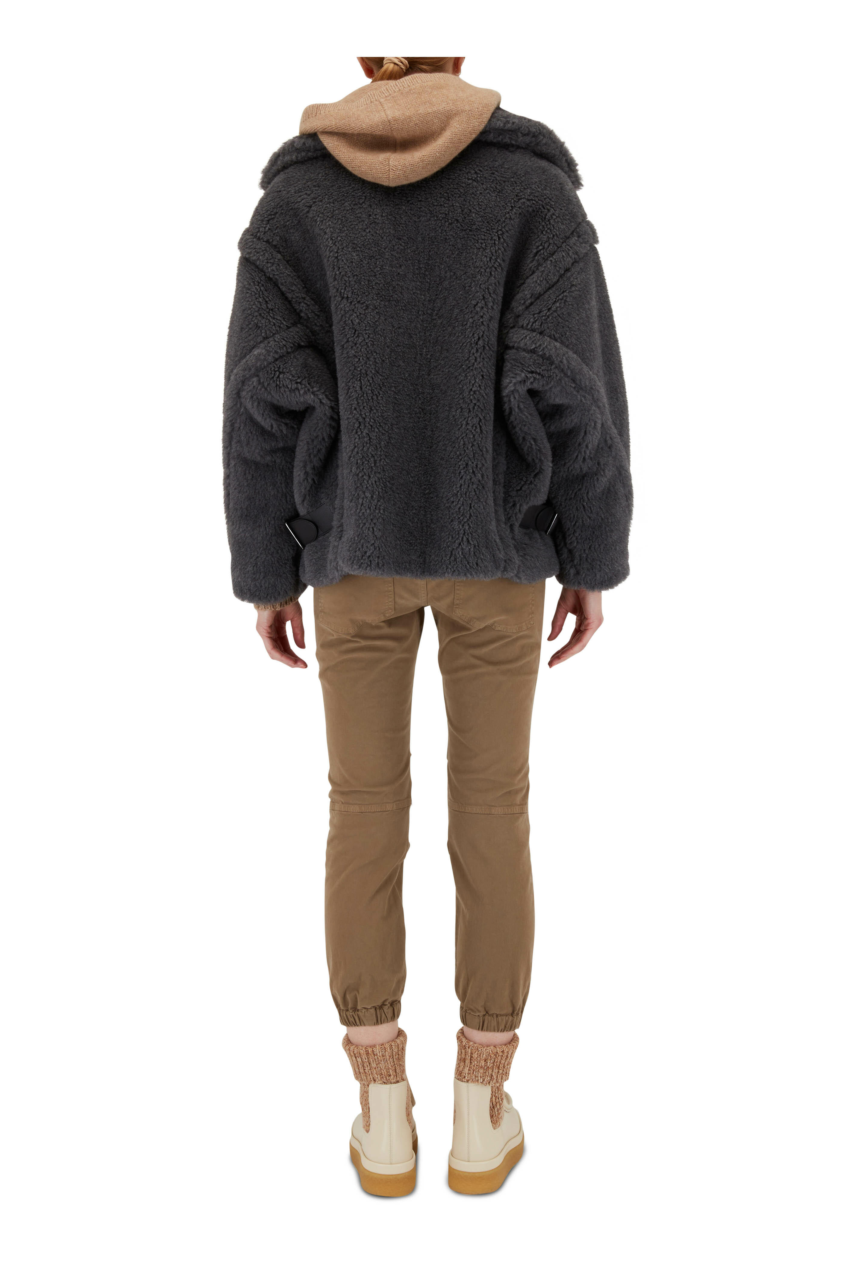 コート MAX MARA WOOL SHORT COAT Short double-faced wool coat, natural | 