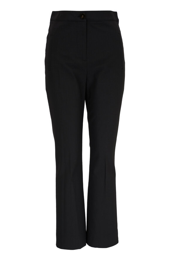 Veronica Beard - Arte Black Bootcut Crop Pant 