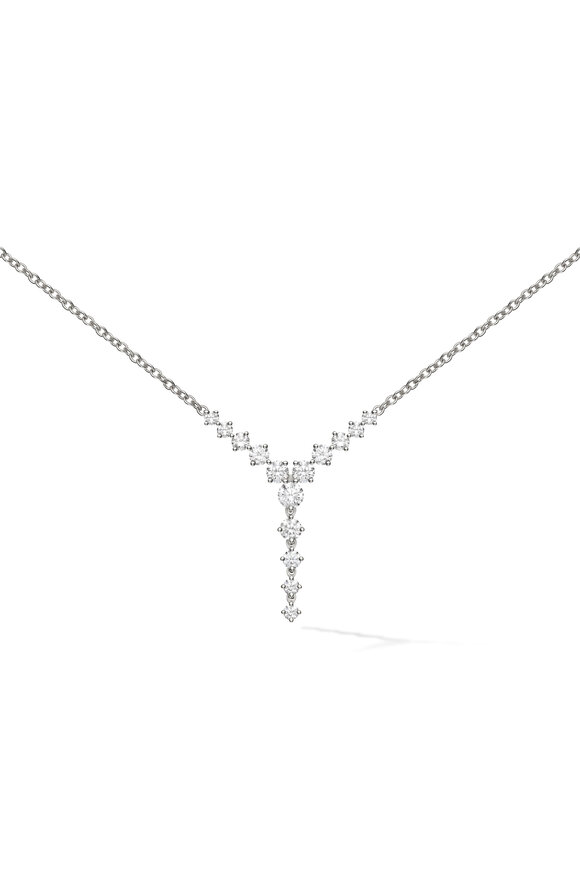 Melissa Kaye Mini Aria Cascade Diamond Necklace
