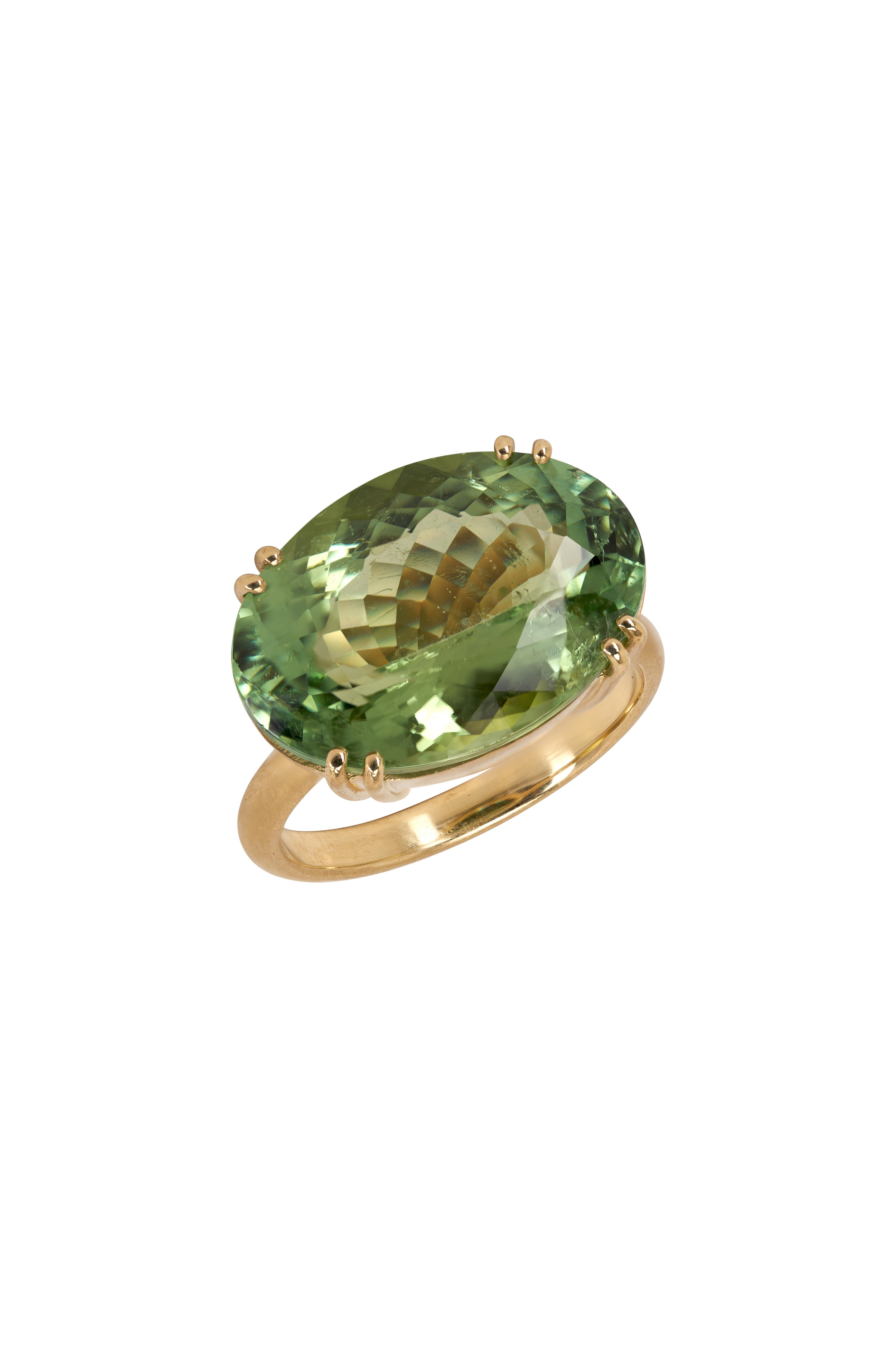 Irene Neuwirth - Gemmy Gem Green Tourmaline Ring