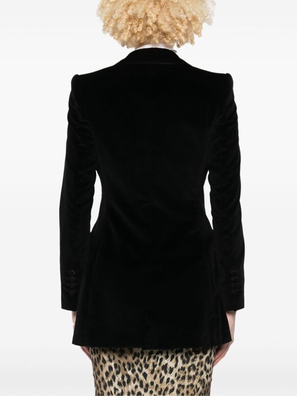 Dolce & Gabbana - Velvet Black Peak Lapel Tuxedo Jacket