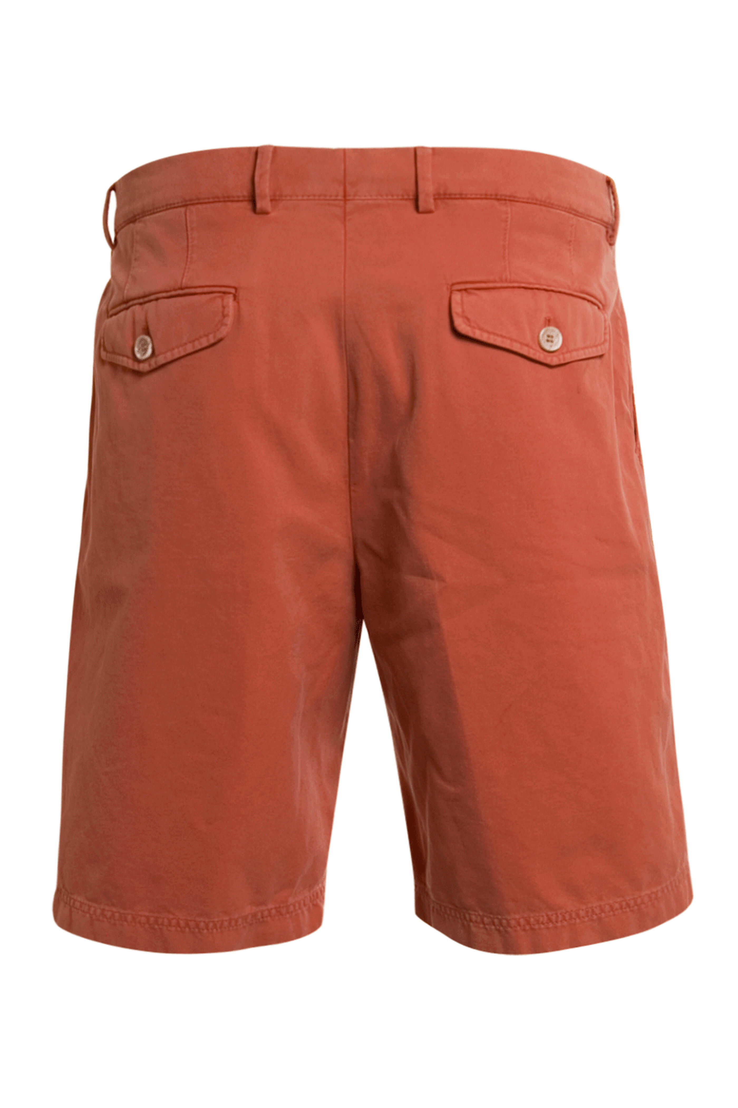 Brunello Cucinelli - Orange Cotton Bermuda Short
