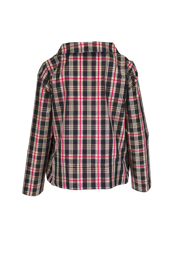 Peter Cohen - Curb Madras Plaid Blouse