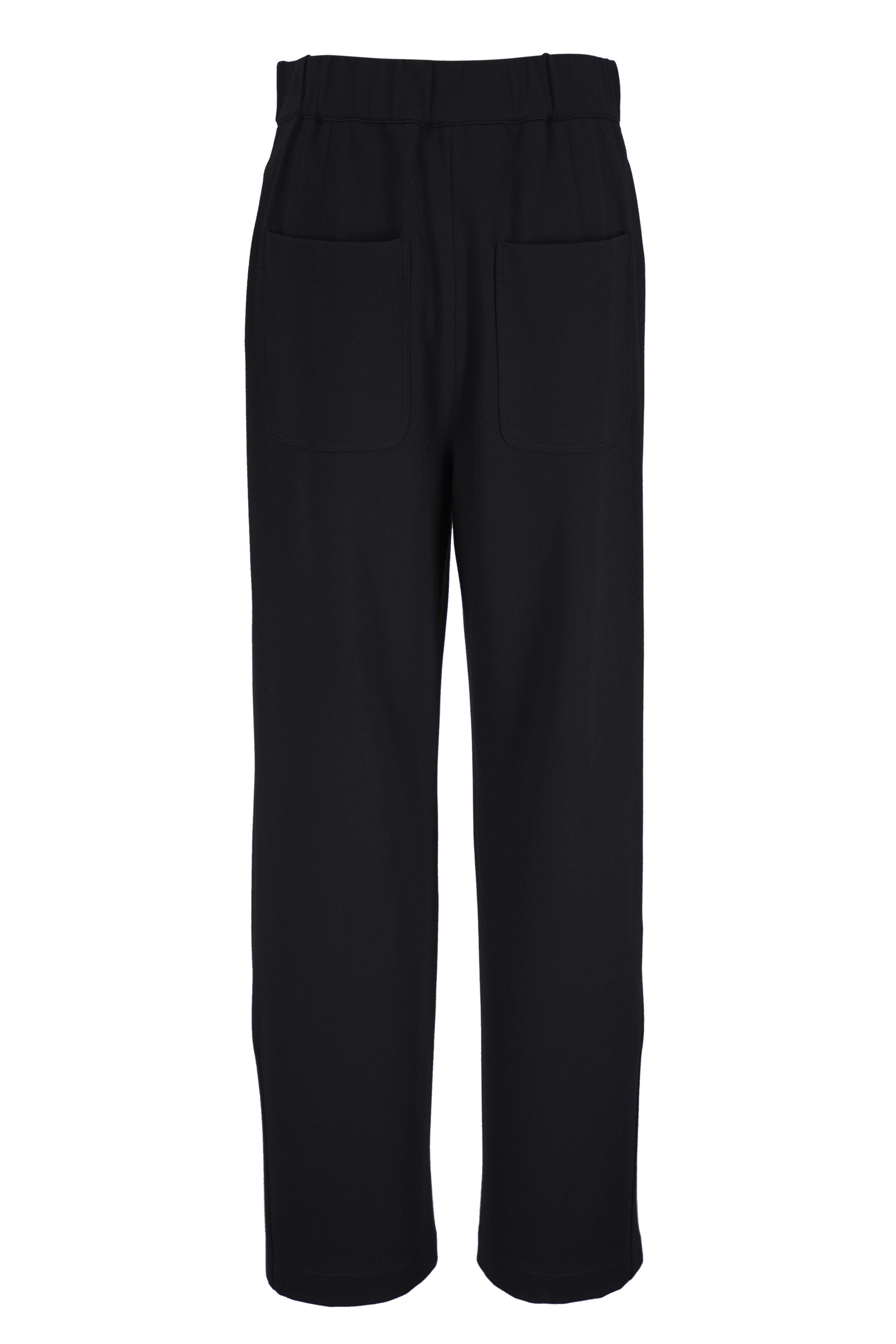 Lafayette 148 New York - Downing Black Punto Milano Barrel Leg Ankle Pant